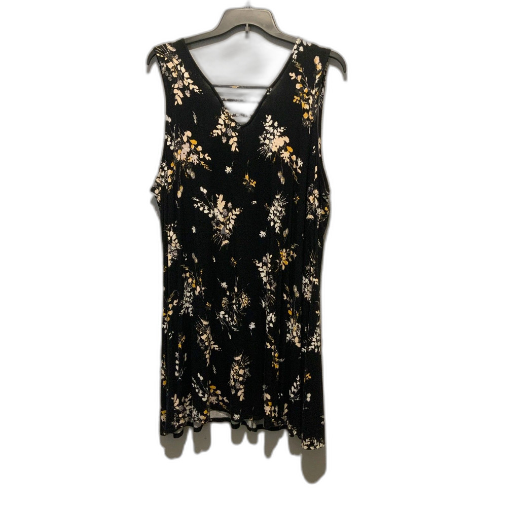 NWT Maurices Floral Knit Midi Strappy V-Neck Tank Dress Size 2 2x